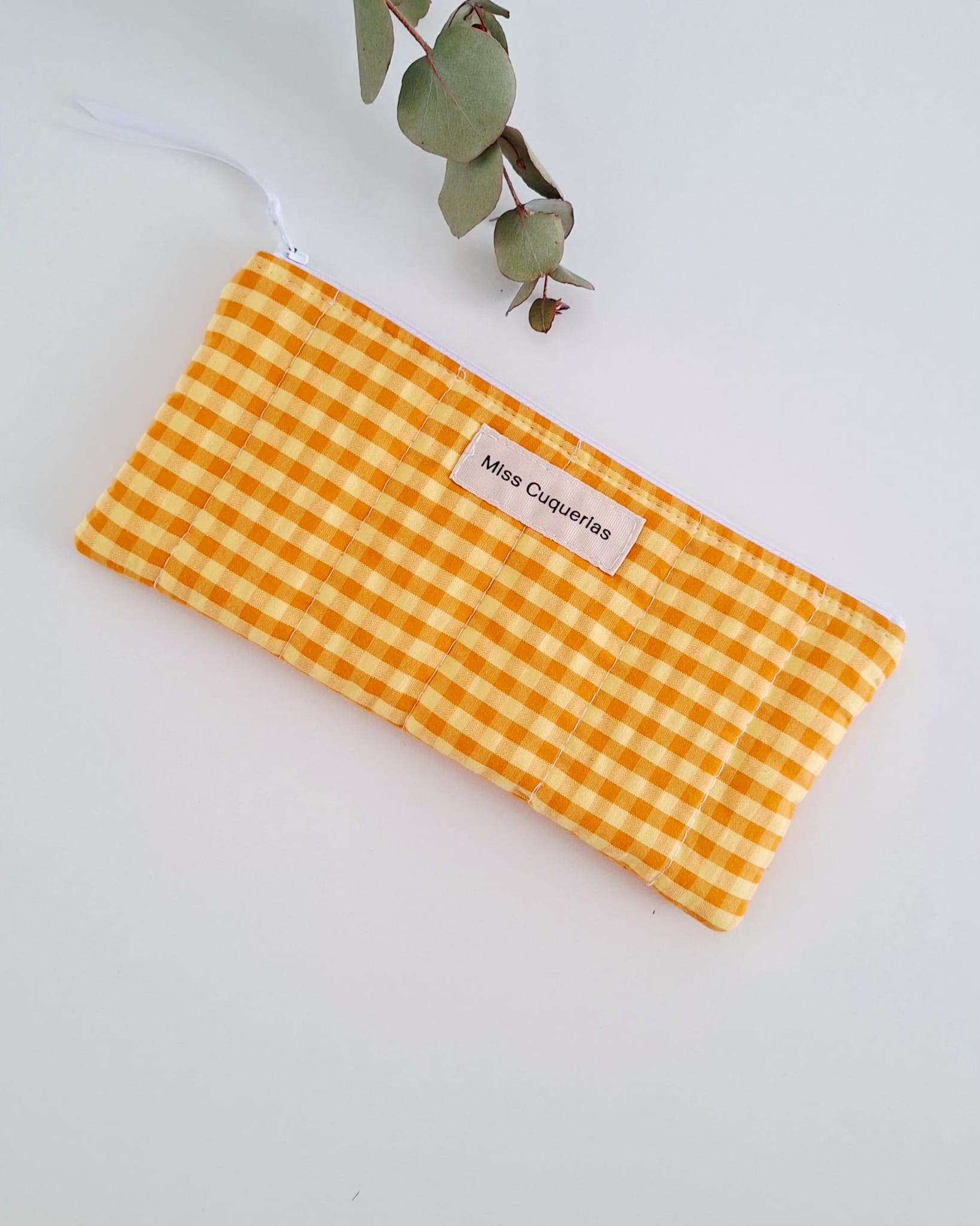 Estuche Vichy Naranja