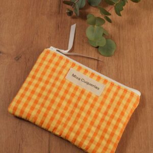 Caterita pequeña Vichy Naranja