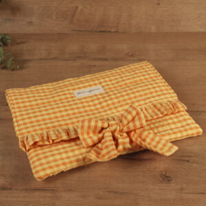 Funda Libro Vichy Naranja