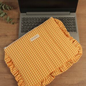 Funda Portátil Vichy Naranja